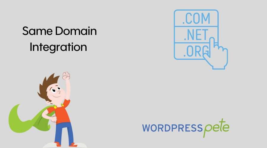 Create a WordPress + Laravel integration in the same domain